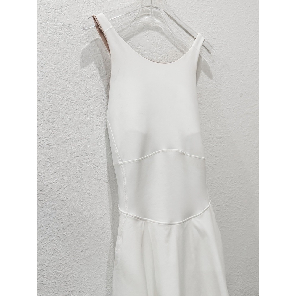 NWT Lululemon Court Crush Athletic Dress 14 White Tennis Golf Built In Shorts - Picture 11 of 13